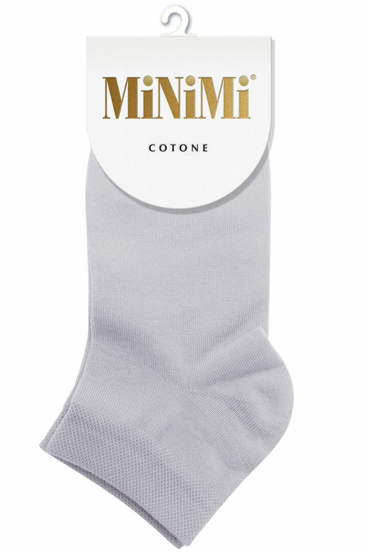 Dámske ponožky MiNiMi MINI COTONE 1201 svetlošedá 39-41