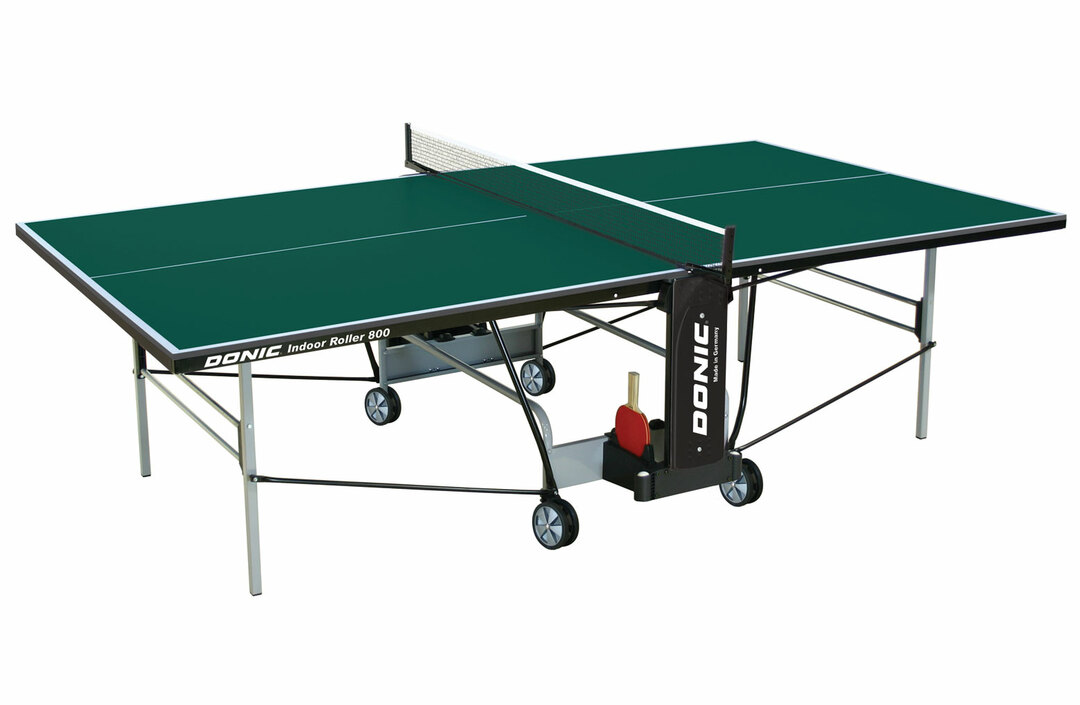 שולחן טניס דוניק רולר מקורה 800 ירוק עם רשת 230288-G