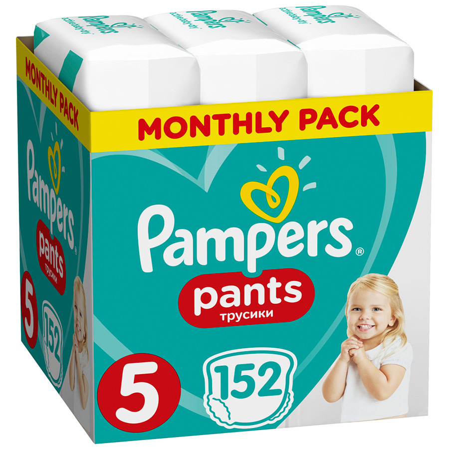 Pampers Pants Junior (12-17 kg, 152 dielov)