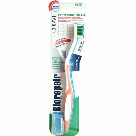 BIOREPAIR CURVE Protezione Totale Zahnbürste gebogen für umfassenden Schutz