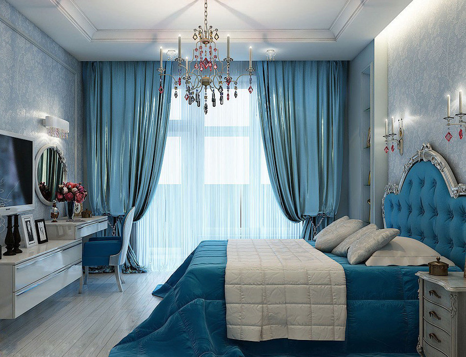 blå soveværelse