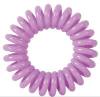 Plaukų kaklaraiščiai Dewal Beauty Spring, violetinė (3 vnt.)