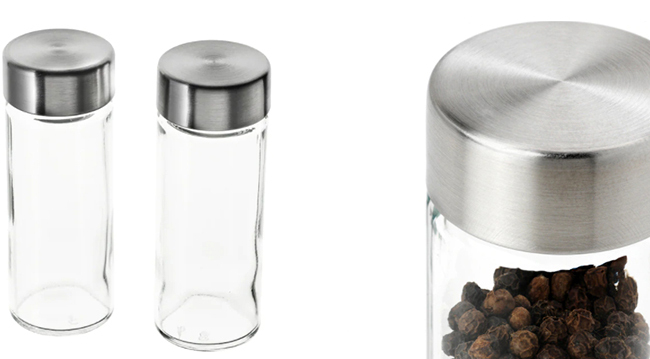 Treat yourself with a new set of jars for condiments and spices