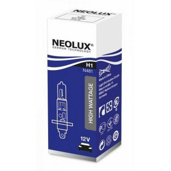Autolamp NEOLUX maastikul, H1, 12 V, + W5W, 100 W, N481