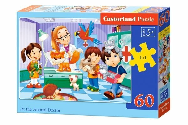 Puzzle Castor Land MIDI Vétérinaire 60el, 32 * 23cm В-06847