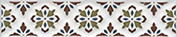 Clemenceau STG \\ B621 \\ 17000 cenefa de azulejos (beige), 15x3,1 cm