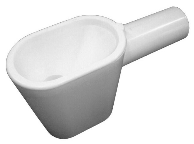 Х55х92 mm, Drip funnel for condensate drainage with a water seal