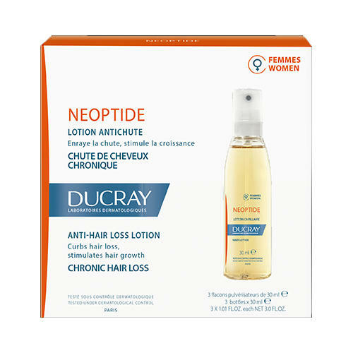 Lotion Biostimulante Anti-Chute Neoptide (3 x 30 ml) (Ducray, Chute de Cheveux)