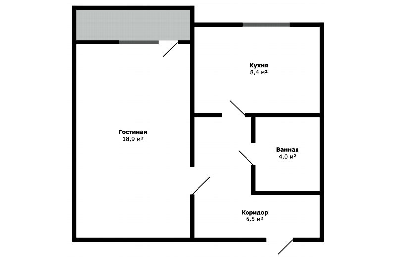 Einrichtung einer Einzimmerwohnung 38 m² von IKEA