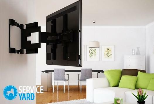 Hvordan velge braketten for TV på veggen?