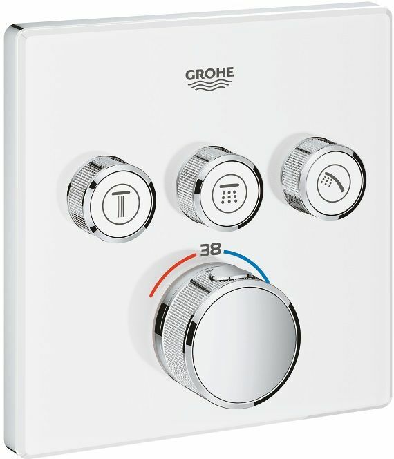Grohe 3 Way Flush Mount Thermostat Grohtherm SmartControl 29157LS0