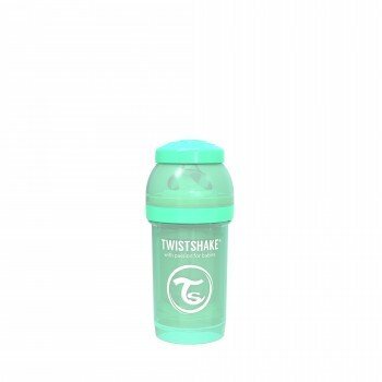 Steklenička za hranjenje proti kolikam Twistshake Zelena