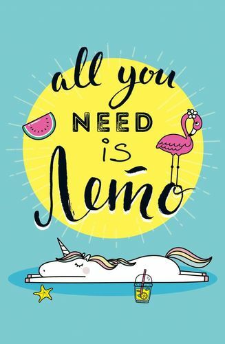 Notebook Unicorns (All You Need is Summer!), A5, 64 pp.