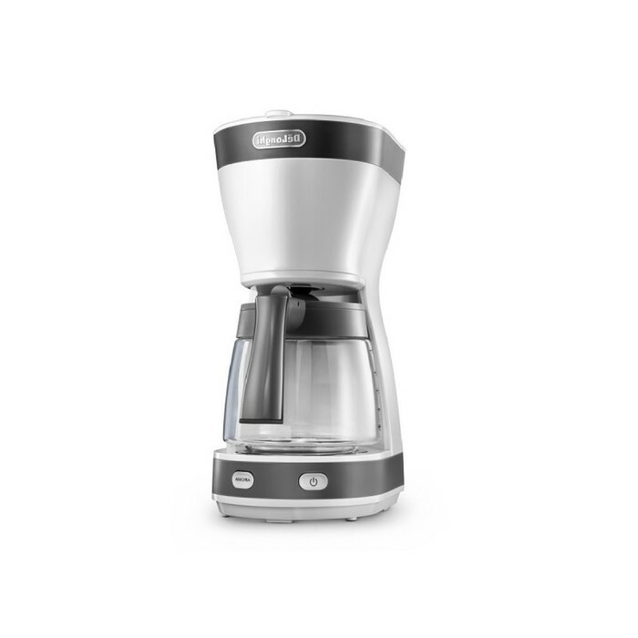 Kaffemaskin Delonghi ICM 16210 WS, drypp, 600 W, 1,25 L, hvitgrå