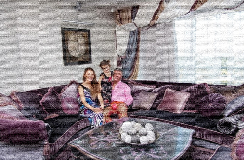 Italienische Leidenschaften mit einem Hauch von Osten im Inneren der riesigen Wohnung von Soso Pavliashvili