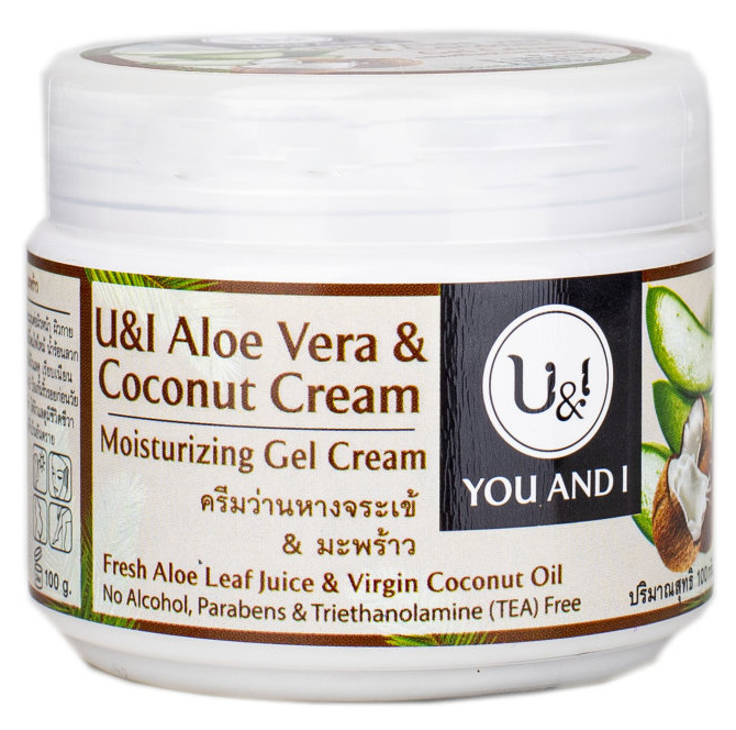 Tělová péče NARDA Aloe Vera gel s kokosovým krémem 100 g