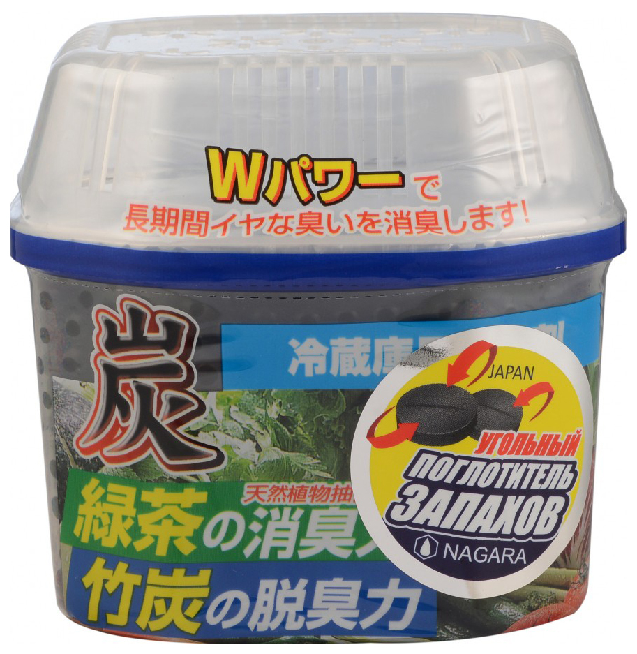Nagara charcoal for removing odor in the refrigerator 180 g