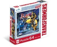 Trasformatori di puzzle. Autobot + adesivi (64 elementi)