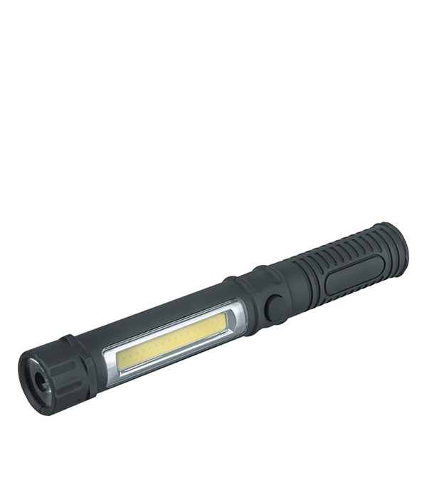 Lanterna LED Navigator (140305) manuale a batteria 1 + 1 LED 2 W custodia in plastica