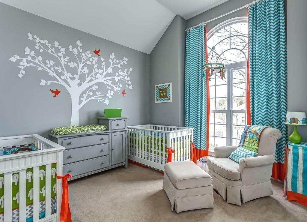 Prekrasna soba za novorođene blizance