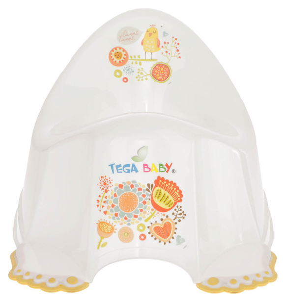TEGA Antislip-potte for barn FOLK hvit FL-001-103