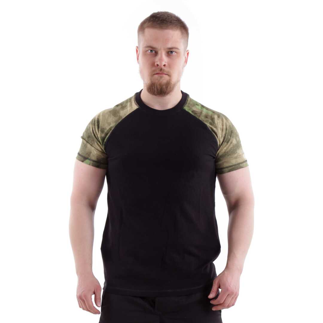 Camiseta Keotica 100% Algodón Negro / a-Tacs Fg