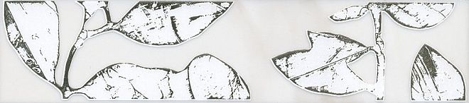 Astoria STG \\ A558 \\ 12105R -reunus laattoille (valkoinen), 25x5,5 cm