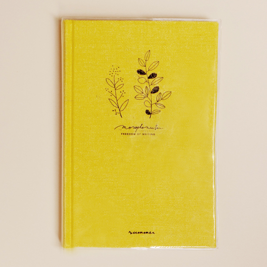 Poznámkový blok \ 'Herbarium \' / žltý