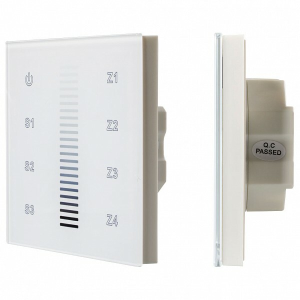 Panel-dimmer touch indbygget SR-2300TS-IN hvid (DALI, DIM)