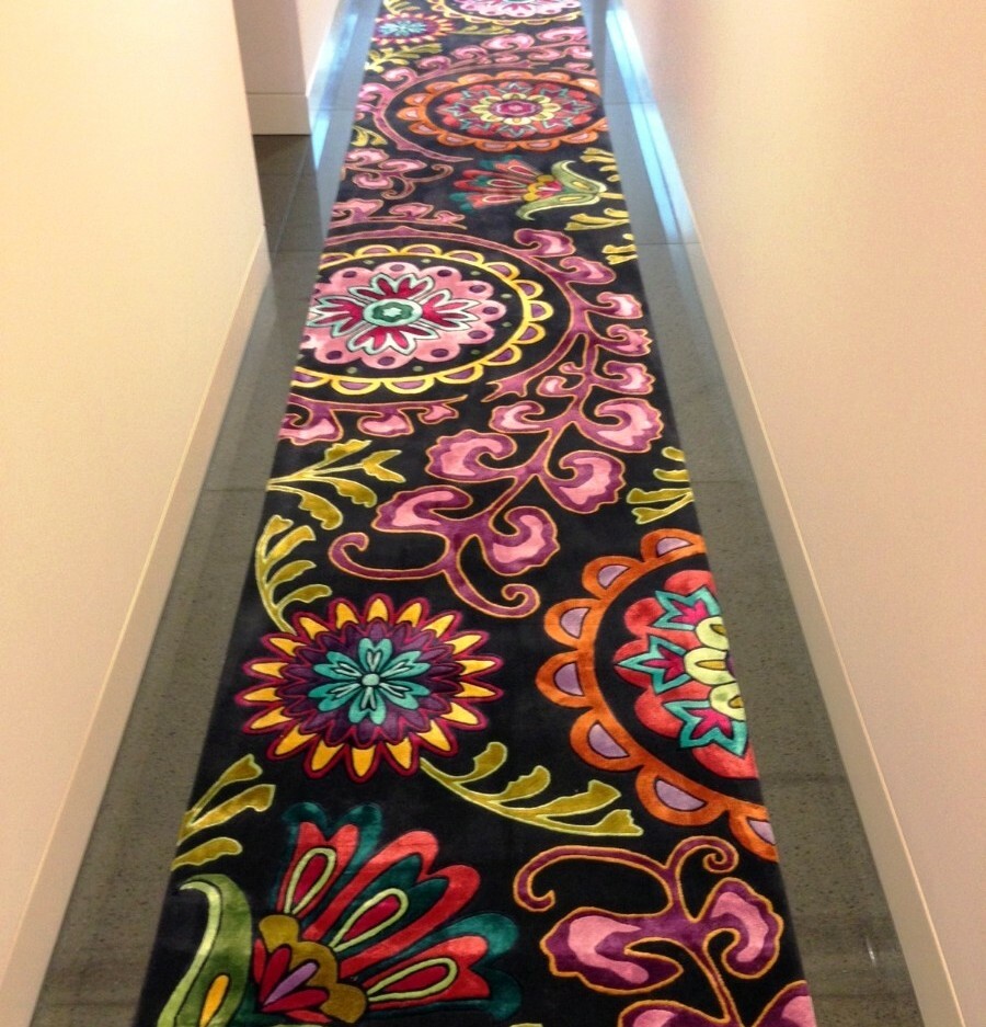 koberec na chodbe v orientálnom štýle