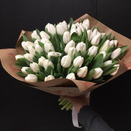 Lökhárító ágy tulipán fehér FLOWWOW.COM LBR173211