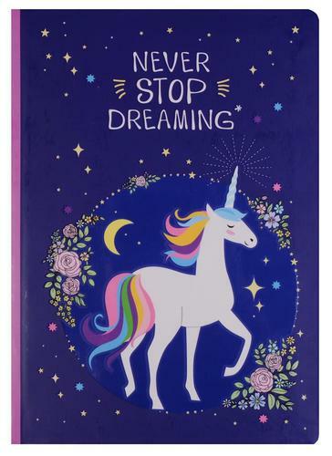 Never stop dreaming notebook Unicorn (BM2018-153)