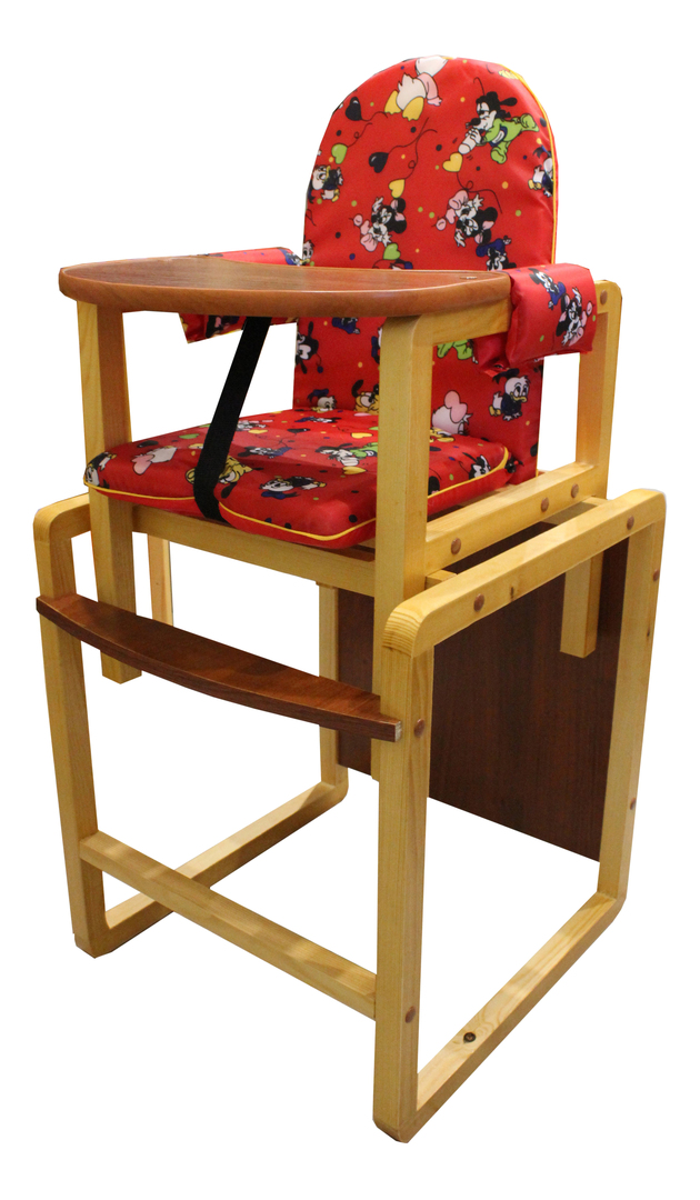 Krzesełko do karmienia Wilt Kid czerwone