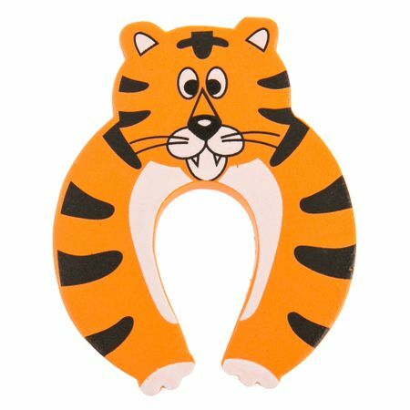 Dveřní zámek " Tiger" CD5075, guma, oranžová barva