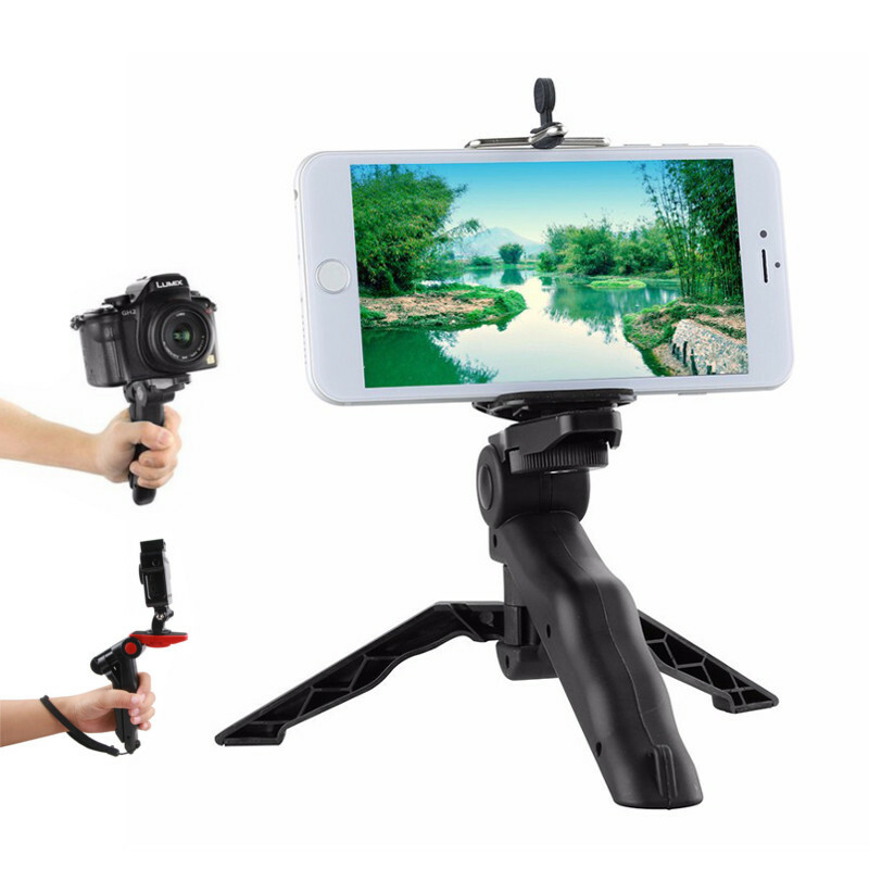Bærbar mini bordplade Rotation Tripod Stabilizer til mobiltelefon digitalkamera