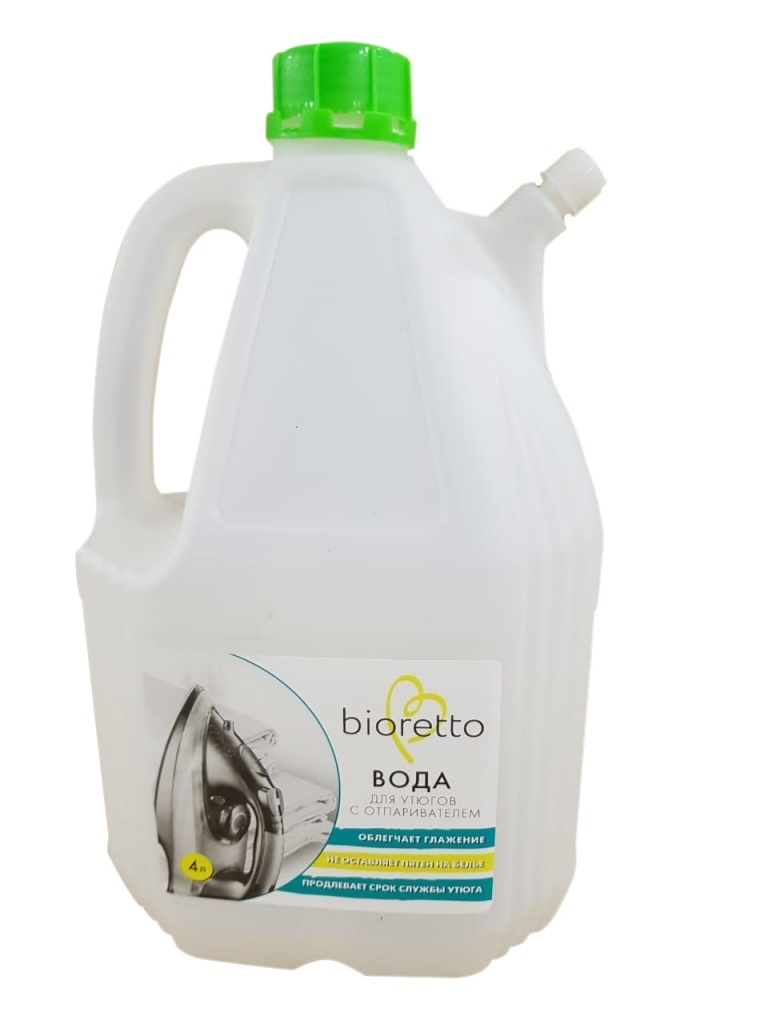 Wasser für Bügeleisen mit Dampfgarer Bioretto ECO 4l