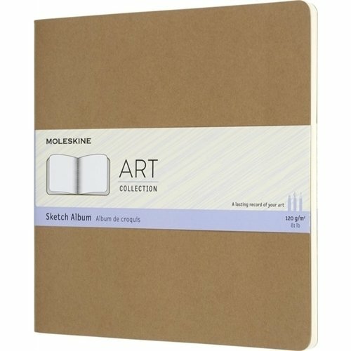 Tegneunderlag # og # quot; Art Cahier Sketch Album # and # quot; 44 ark, 120 gsm, 19 x 19 cm, beige
