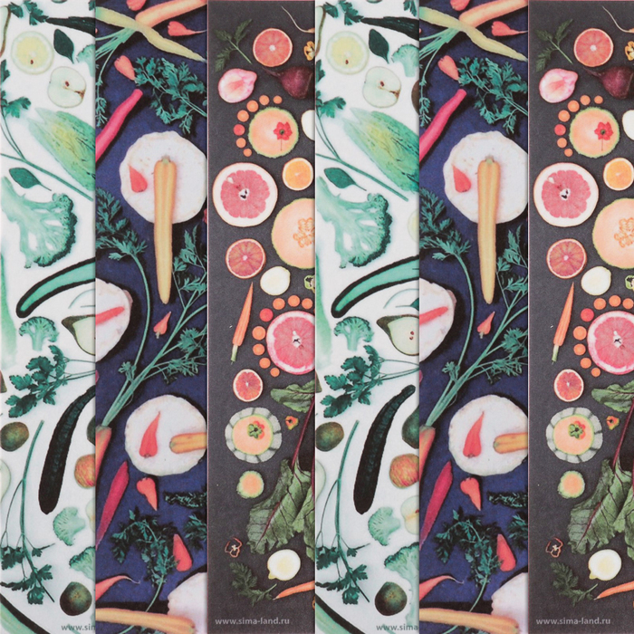 Luova paperi " Kasvisvuode", 6 kpl, 16 × 16 cm