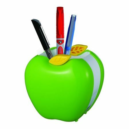 Stand Deli E9139 Apple for writing utensils assorted plastic 24 pcs / box