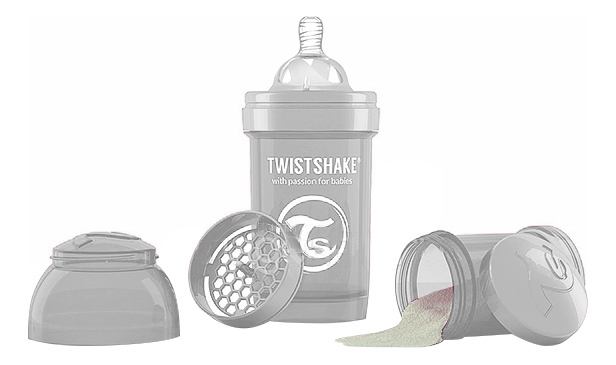 Twistshake Babyflaske Antikolik 180 ml Hvid