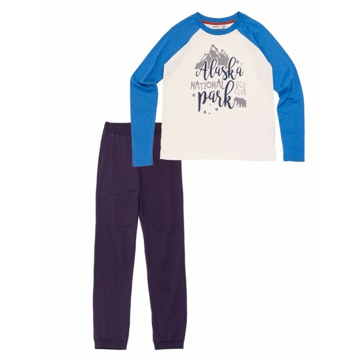 Set voor een jongen (T-shirt met lange mouwen en broek) WJB82199