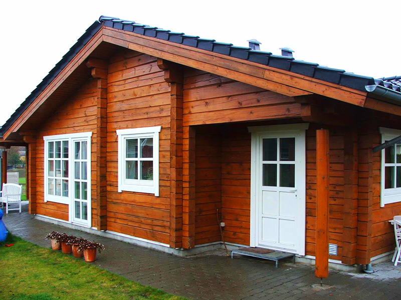 Maison et sauna sous un même toit