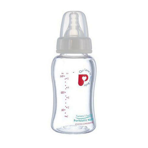 Glass bottle Peristalsis Plus with a wide mouth 160 ml (Pigeon, Bottles and teats)