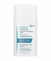Ducray Hydrosis Control - Antiperspirant Deodorant Roll -On for overdreven svedtendens, 40 ml