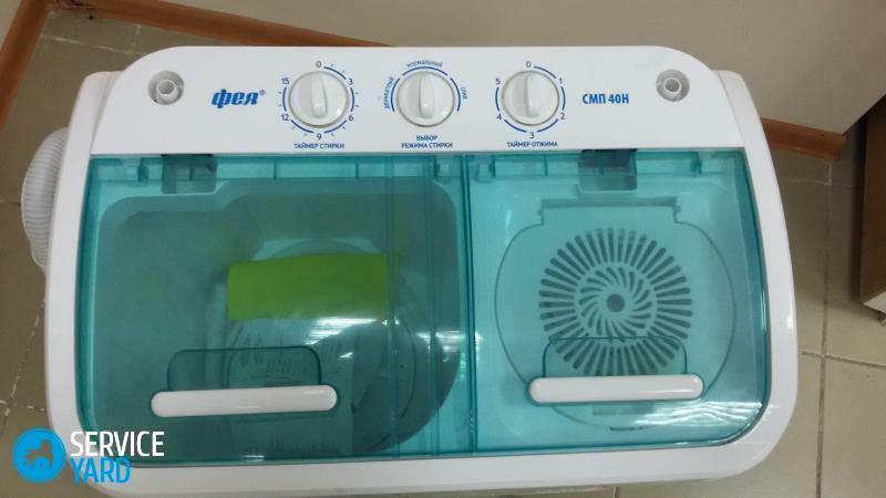 Çamaşır makinesi Fairy-2 - talimat