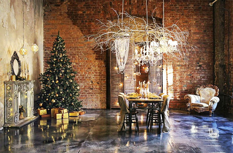 New Year's loft: a stylish celebration for special guests