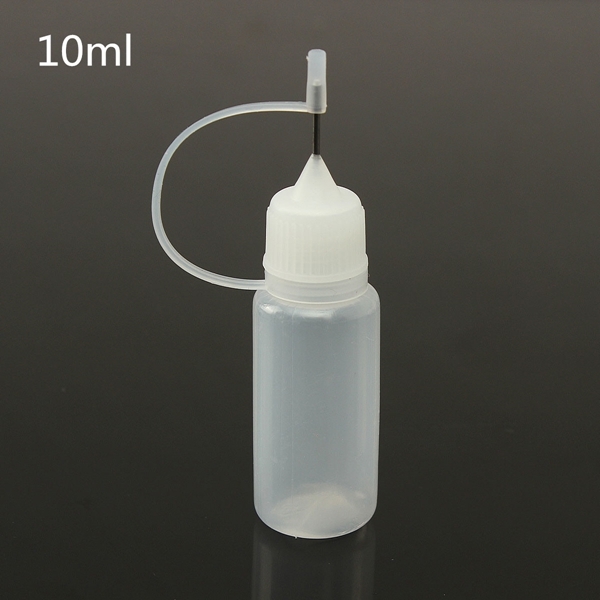 Ml metallnål tomma plastflaskor vattenpipa elektronisk cigarett vätskedroppar