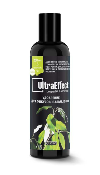 Hnojivo na fikusy, palmy, juku UltraEffect Classic 250 ml