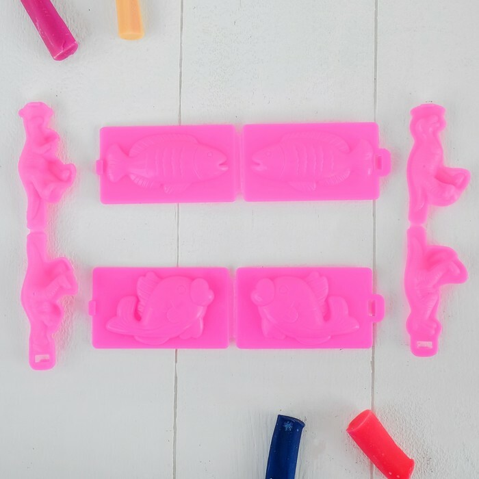 Molds for modeling 3D, a set of 3 pcs. MIX