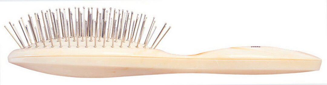 CLARETTE haarborstel op kussen met metalen tanden (compact)
